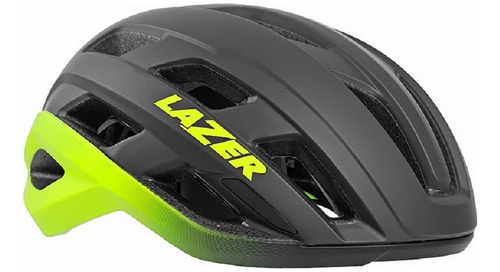 Capacete Ciclismo Lazer Strada Kineticore Road Mtb Cor Preto Fosco/Fluor Tamanho L(58-61)