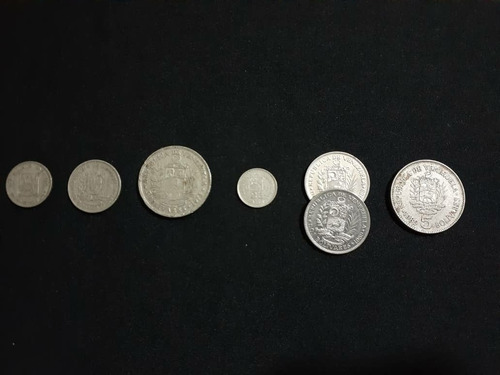 Monedas Venezolanas Antiguas Coleccionables Diferentes Años (Usado)