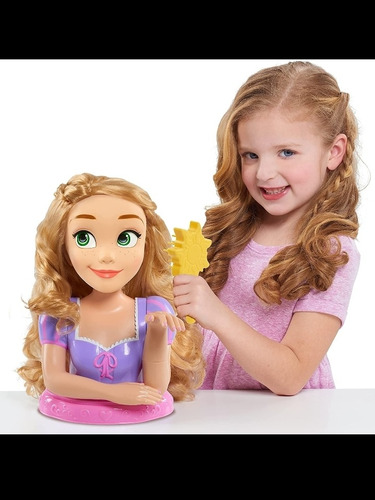 Rapunzel Busto Para Peinar Muñeca Niñas Juguetes 