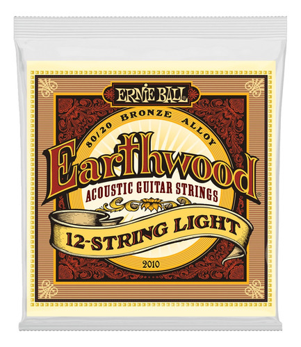 Ernie Ball Cuerdas Guitarra 12 Cuerdas Earthwood 09-46