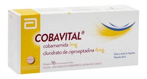 Cobavital C/16 (cobamamida) Estimulante Do Apetite Engordar