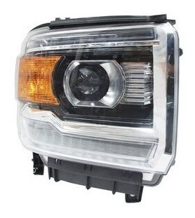 Faro Chevrolet Gmc Sierra 2014 2015 Derecho Leds