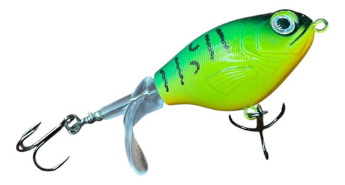 Señuelo Whopper Plopper 9.3cm 16grs Helice Sup Dorado Tarari Color Firetiger