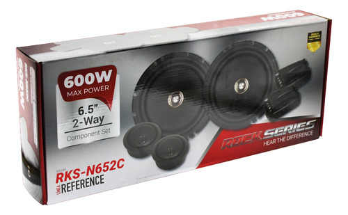Set De Medios 6.5 PLG Rock Series Rks-n652c 600w 2 Vias