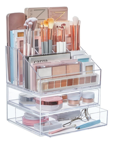 Stori Chloe Soporte De Maquillaje Transparente Apilable Y Co