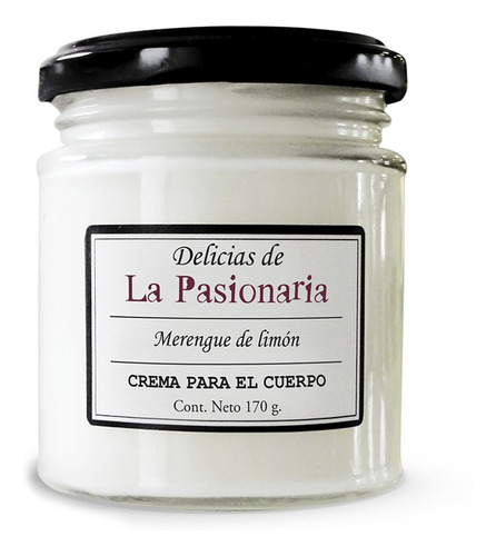 Crema Corporal La Pasionaria Merengue De Limón 170g