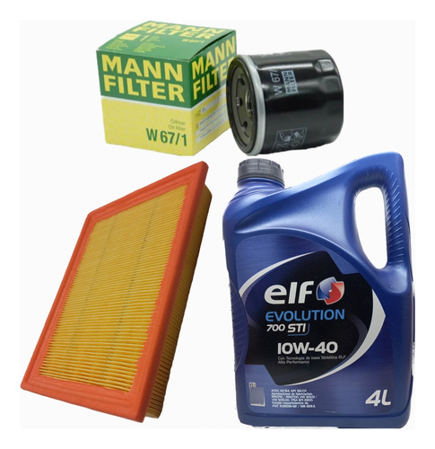 Kit De 2 Filtros Renault Koleos 2.5 + 4lt Elf 10w40 Semi