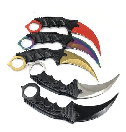 Cuchillo Combate Karambit Camuflaje Exclusivo Gamer Tactico