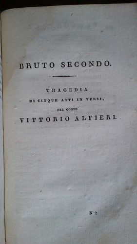 Imagen 4 de 6 de Teatro Scelto Goldoni Alfieri Federici 1818 Fornasari
