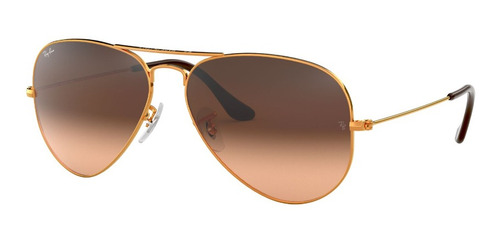 Lentes De Sol Aviator Rosa Degradé Ray-ban Rb30259001a5