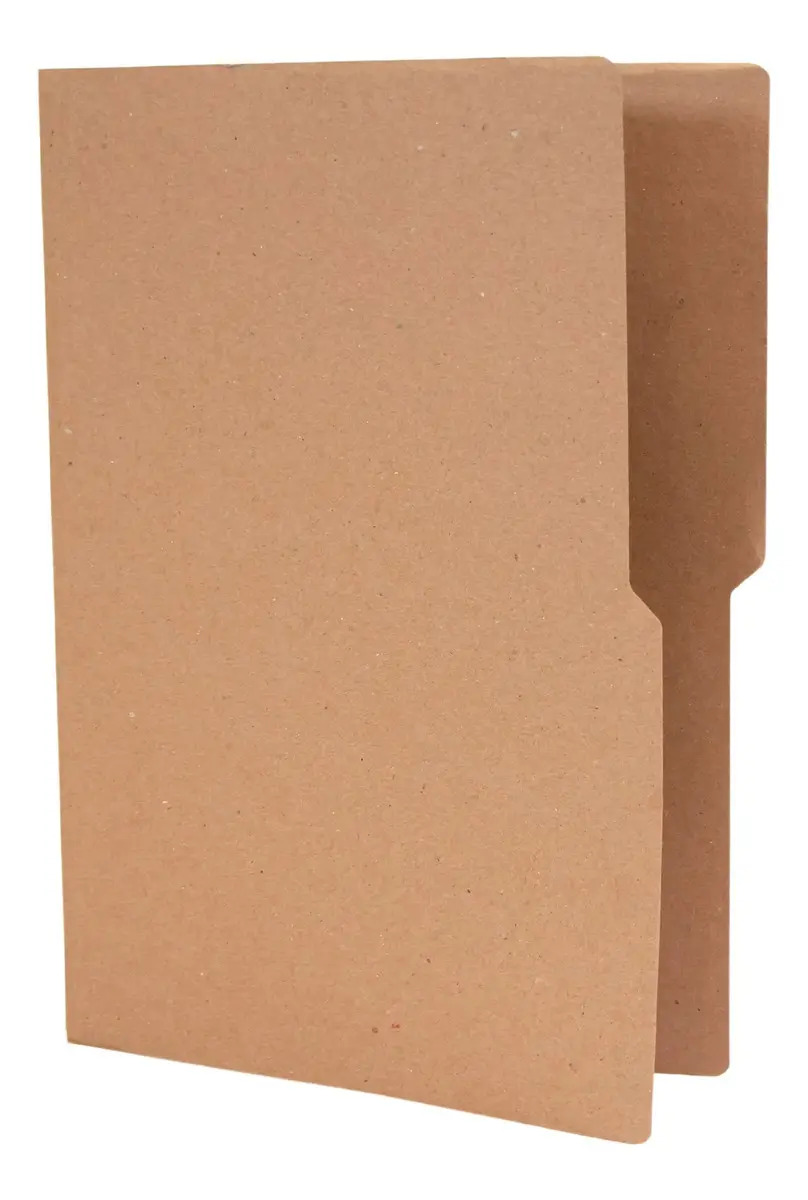 Folder Kraft Tamaño Carta Biodegradable Paquete Con 100 Color Marrón claro Kyma