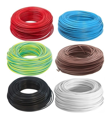 Cable Unipolar 4 Mm Normalizado Iram Color X Rollo 100mts 