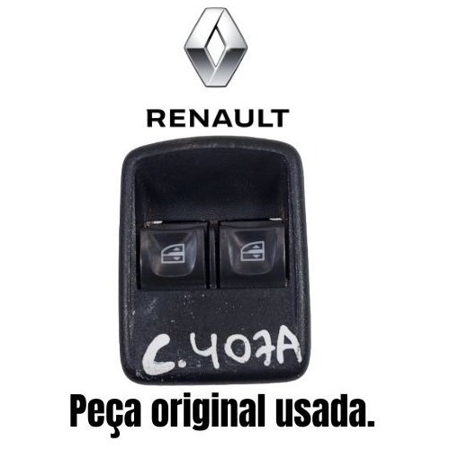 Botão Vidro Elétrico Dianteiro Esquerdo Renault  Sandero 