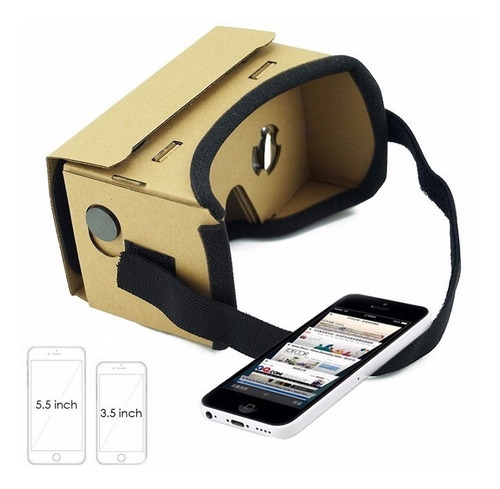 Lentes De Realidad Virtual Google Cardboard 3d Gafas iPhone
