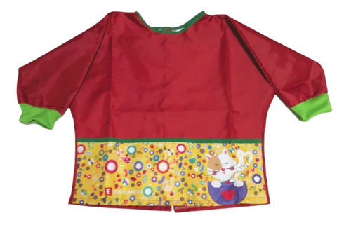 Pintorcito Estampado Dibujo Animales Impermeable Infantil Ed