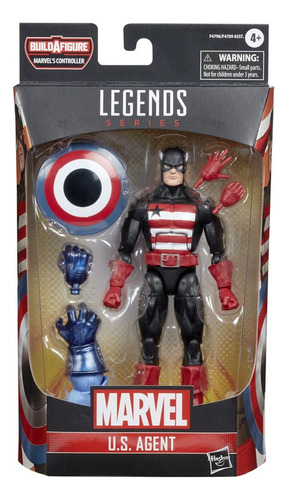 Figura De Acción Marvel Legends Series Us Agent +3