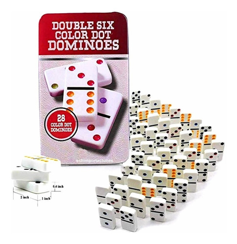 Imagen 1 de 8 de Domino Profesional - Original - Caja De Metal - Color 