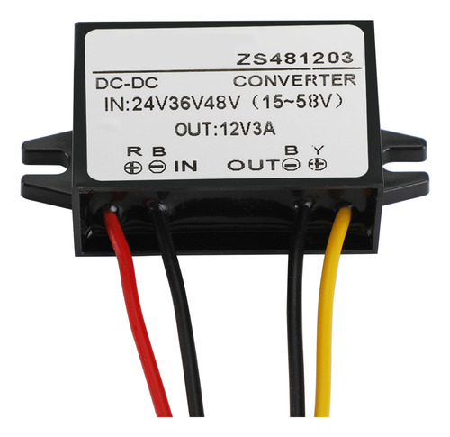 Convertidor Dc-dc 24v 36v 48v Redutor A 12v De 3a