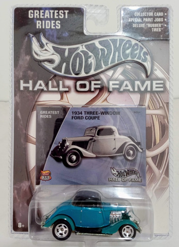 Carro Hot Wheels® 1934 Three Window Ford Coupe - Real Riders