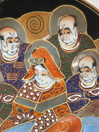 Imagen 8 de 10 de Antigua Taza De Té Y Plato Porcelana Japonesa Satsuma Geisha