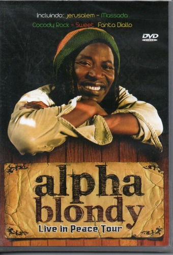 Dvd Alpha Blondy, Live In Peace Tour - Original Lacrado