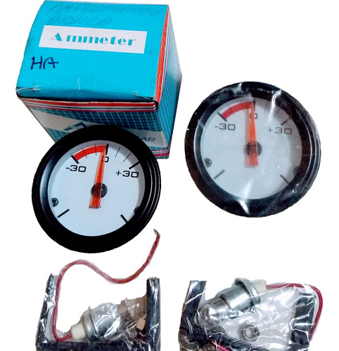Reloj Amperimetro Ag Blanco