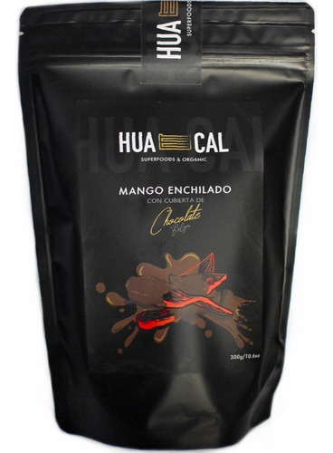 2 Piezas Mango Enchilado Con Chocolate Belga Huacal Gourmet