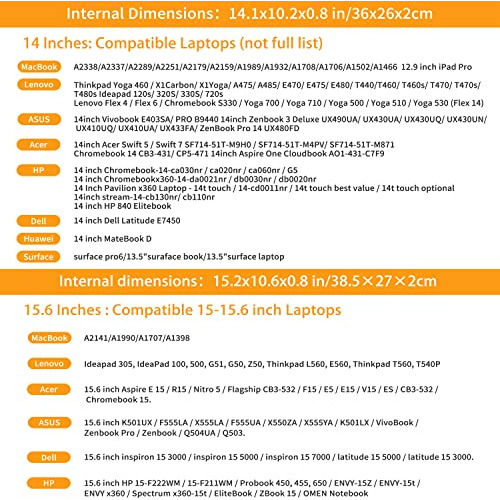 Funda Para Computadora Portátil Yxlili De 14 Pulgadas Para L