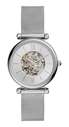 Relógio Fossil Feminino Carlie Prata - Me3176/1kn