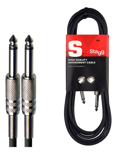 Cable De Instrumento Plug Standard 1,5m Stagg Sgc15