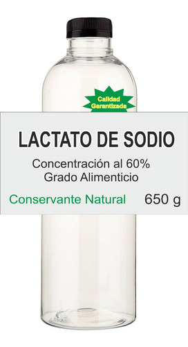 Lactato De Sodio Usp 650g