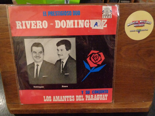 Rivero Dominguez Los Amantes Paraguay Rareza Vinilo Simple L