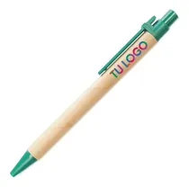 Comprar 100 Lapiceras Bolígrafos  Ecológicos Con Logo Full Color