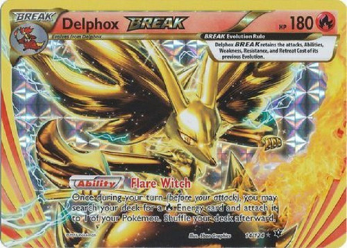Delphox Break 14/124 Break Raro Pokemon Tcg