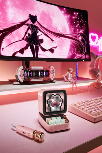 Divoom Ditoomic - Micrófono Con Altavoz Bluetooth, Función K