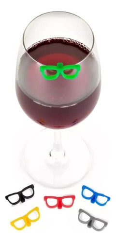 Marca Vasos Copas Anteojos Fiesta Eventos De Silicona