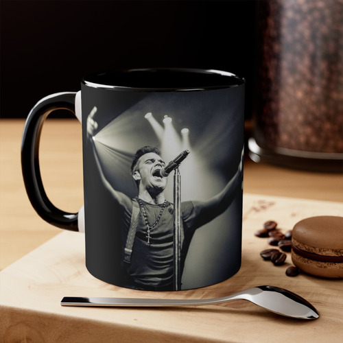 Robbie Williams Taza De Pop Sublimada 11 Onzas 1 Pieza