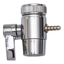 Comprar Derivador Llave By Pass Para Filtro Purificador De Agua Sobre Mesada Color Plateado