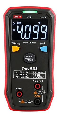 Multímetro Digital Inteligente Uni-t Ut123d True Rms Emakers