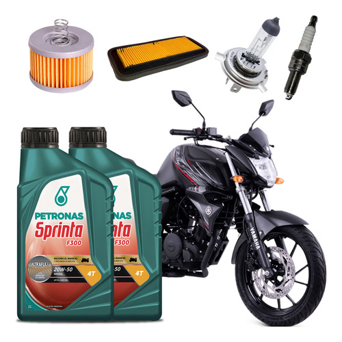 Kit Service Completo + Aceite Yamaha Fz Fi 2.0 Fz S