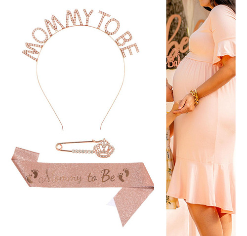 Sash Set, Mum To Be Sash Cómoda Tiara Diadema Sash Broche