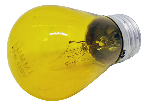 Foco Anuncio Lummi S1410 Incandescente 10w E26 Vela Luz Amarrillo