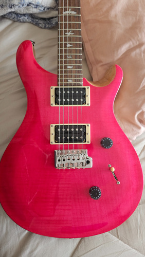 Guitarra Prs Se Custom 24 Rosa (sin Uso) Diestro Rosa (Usado)