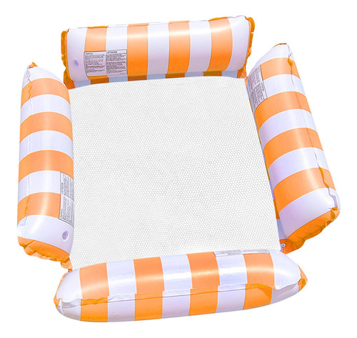 Hamaca Flotante Inflable Para Piscina, Cama Para Adultos Y