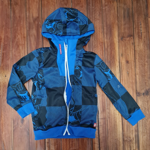 Campera adidas Niños Talle 5/6 Hombre Araña Detalle