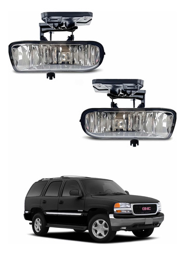 Faros Niebla Gmc Sierra /yukon 1999 2000 A 2002 Par C/foco