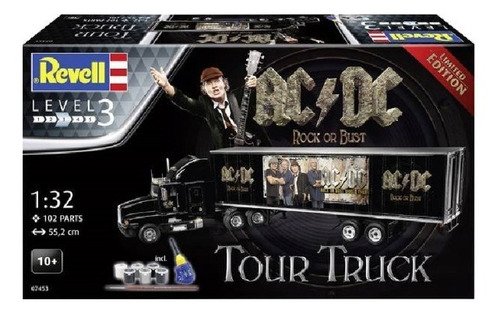 Kit P/ Montar Revell 07453 Ac/dc Limited Edition 1/32 Top