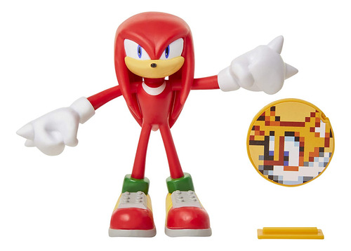 Boneco De Ação Do Sonic The Hedgehog 4 Knuckles
