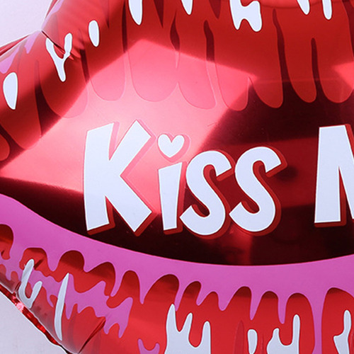 10 Unidades De 22 Globos Con Forma De Labios Para Imprimir E