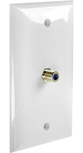 Placa De Pared Mediabridge Con F81 Jack 1port Blanco